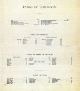 Table of Contents, Kent and Queen Anne Counties 1877